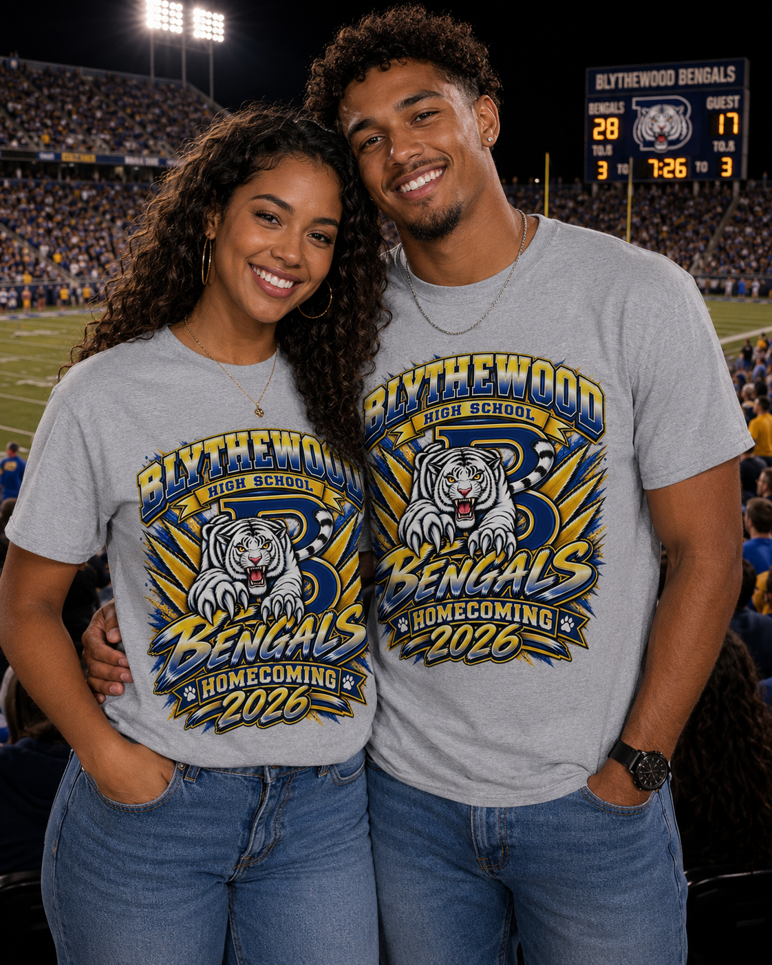 High School Spirit/Homecoming Graphic T-Shirts – Custom High School Spirit Wear
