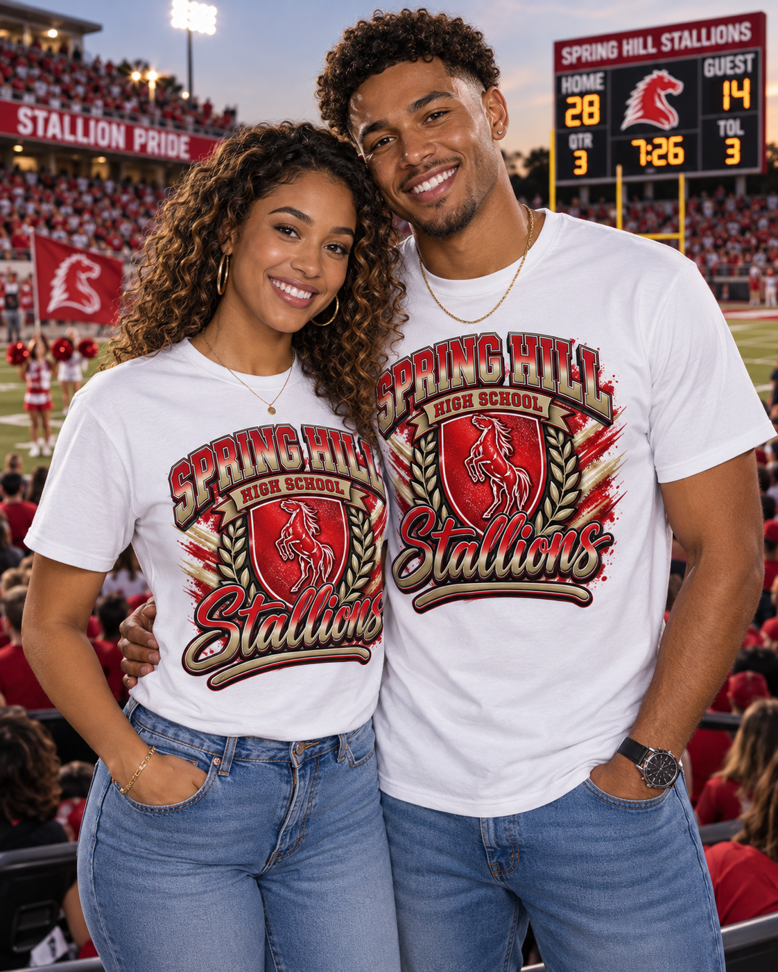 High School Spirit/Homecoming Graphic T-Shirts – Custom High School Spirit Wear
