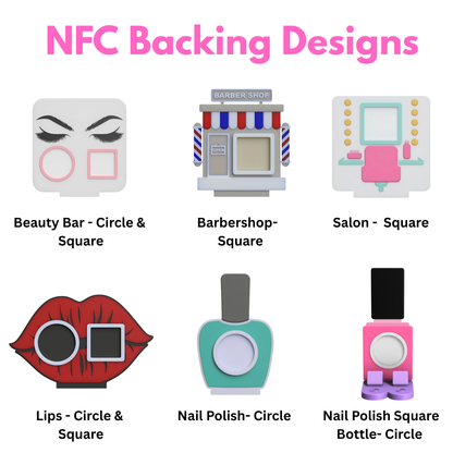 NFC Tap To Pay Follow Stands & Keychain Bundle