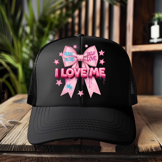 Pre-Order-I Love Me- DTF Hat Patch (Closes 3/3/2026)