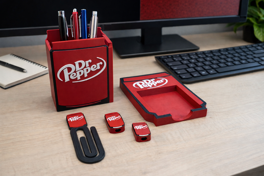 (RTS) Dr Pepper - 3D Printed Jumbo Paper Clips Bookmarks