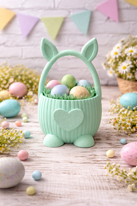 Bunny Easter Basket - 3D Printed Item