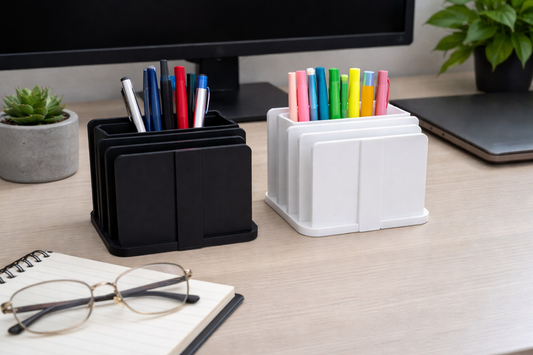 Interchangeable Desk Organizer Base - 3D Printed