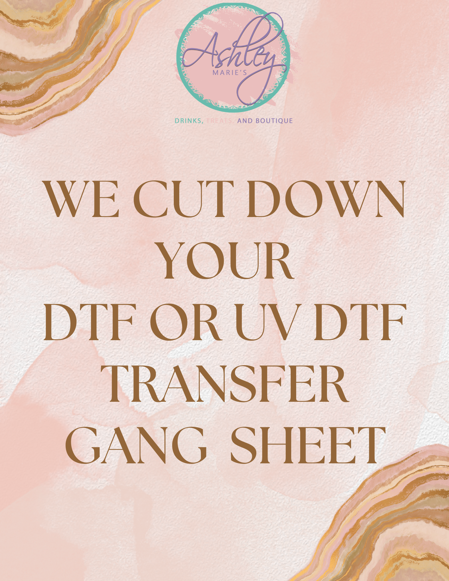 Gang Sheet Cut Down Services