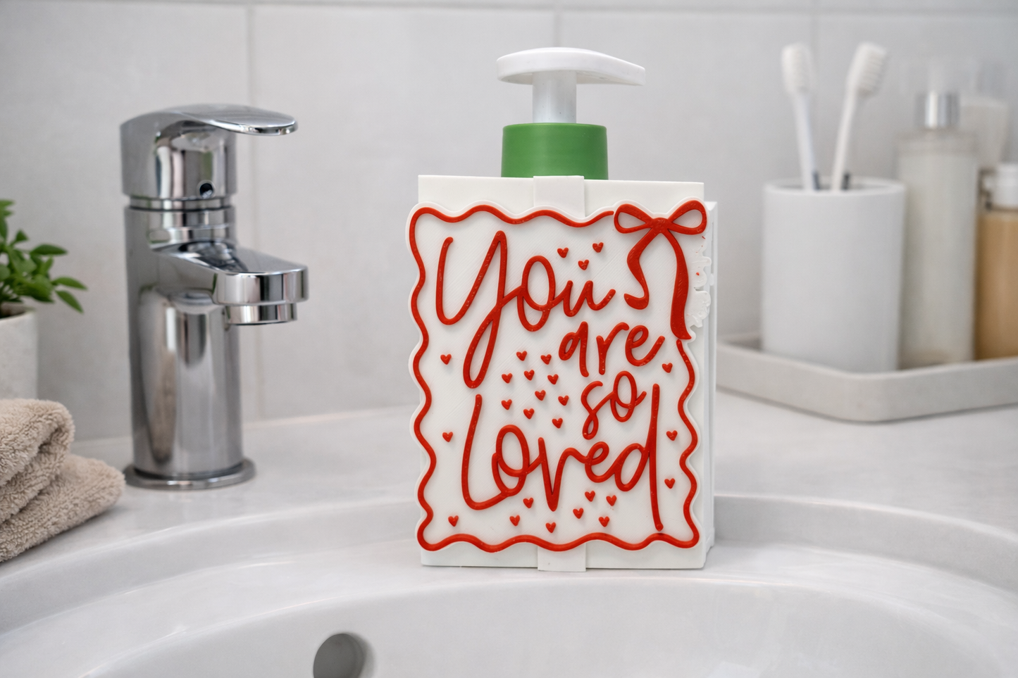 Interchangeable Covers for Desk or Soap Holder Base - 3D Printed