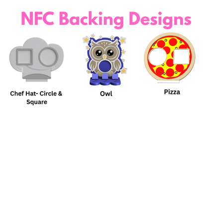 NFC Tap To Pay Follow Stands & Keychain Bundle