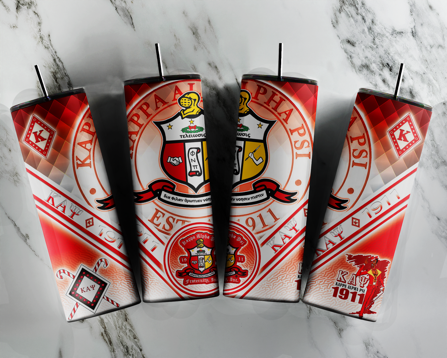 Greek Organizations Sublimation Tumbler