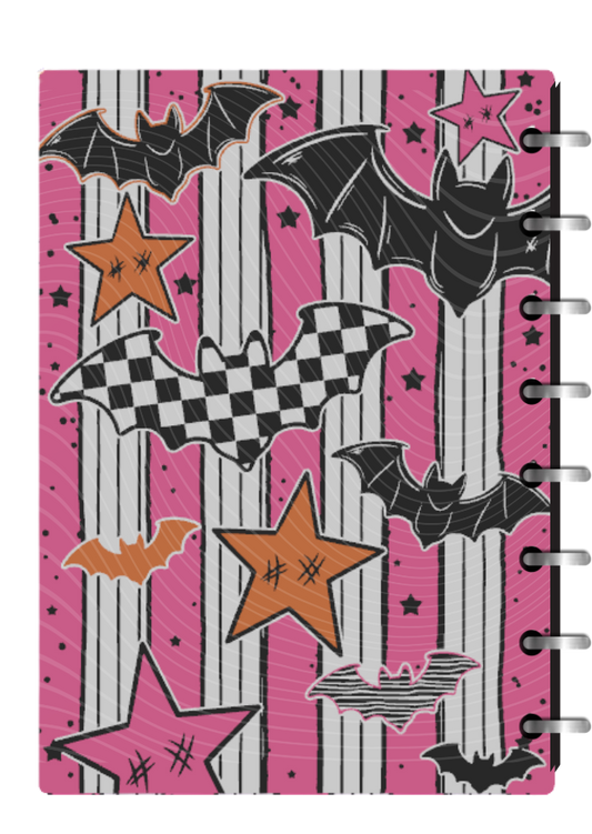 Freaking Bats - 3D Printed A5 Disc Bound Reusable & Refillable Notebook